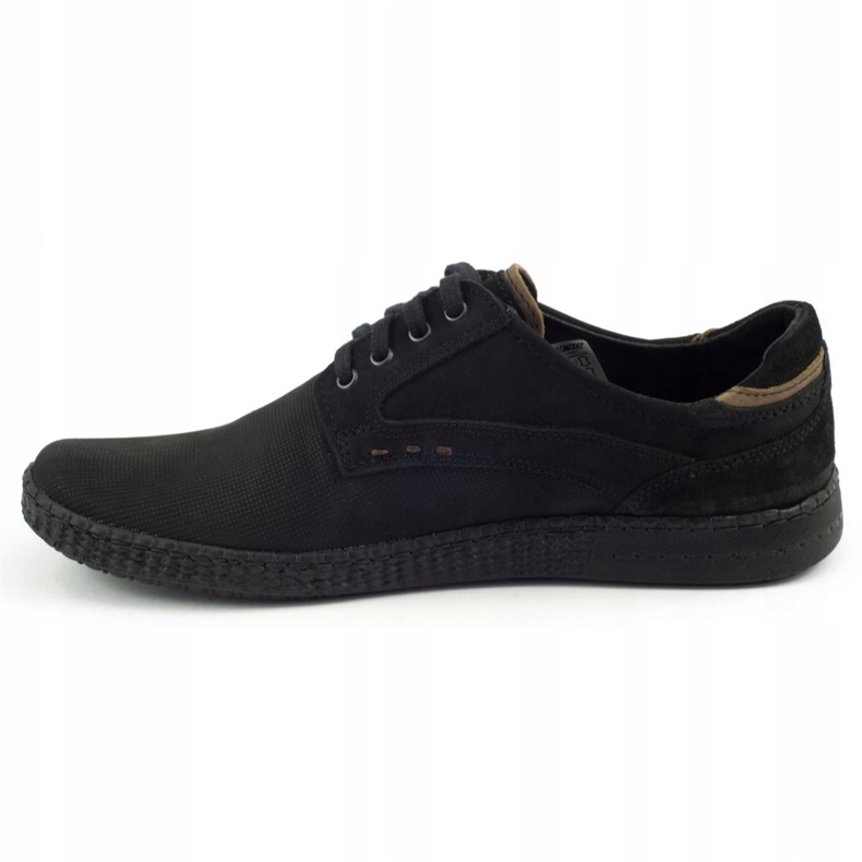 KOMODO Casual herresko 848 sort brun 2