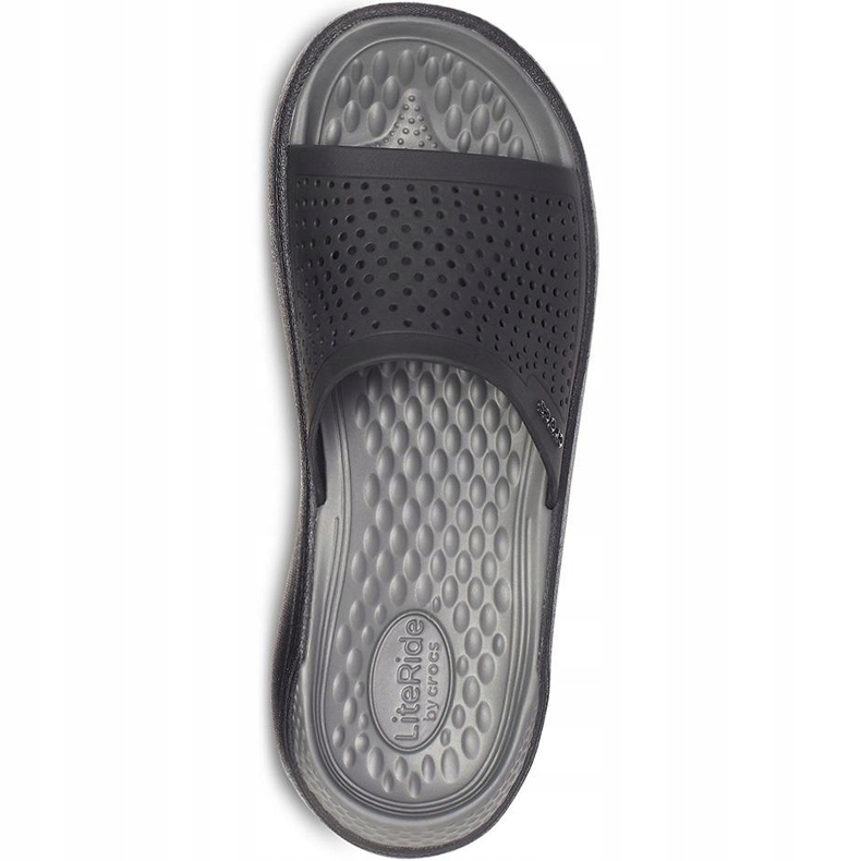 Crocs Literide Slide sortgrå 205 183 0DD 1