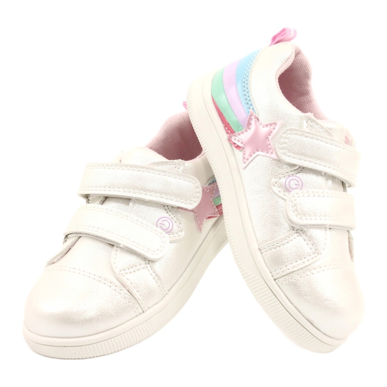Evento Pigeres sportssko med en stjerne 21DZ23-3904 White hvid 7
