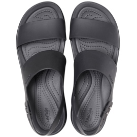 Crocs damesandaler Brooklyn Low Wedge sort 206453060 1