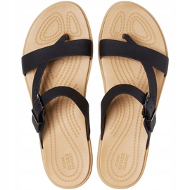 Crocs Sandaler til kvinder Tulum Toe Post Sort 206108 00W 1