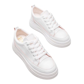 Kelsi chunky hvide sneakers 1