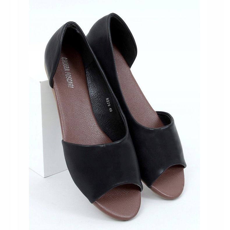Sort udskåret ballerina 8278 Sort 1