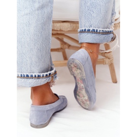 Suede Loafers Sergio Leone MK722 Blå 2