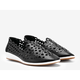 Sorte openwork sneakers fra Brandi 1