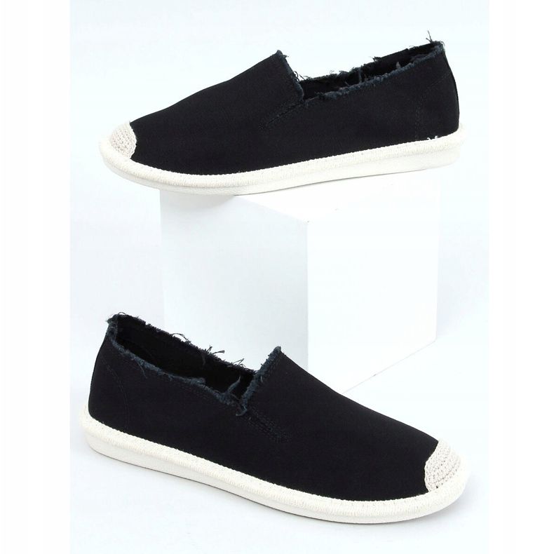 Sorte espadriller til kvinder 7105 Sort 1