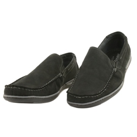 Mario Pala Mænds loafers 763 sort ruskind 2