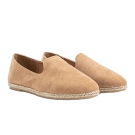 Beige Kathryn loafers til kvinder 1