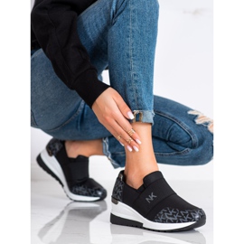 SHELOVET Slip-on sorte sneakers 1