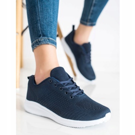 SUPER COOL Let openwork sneakers blå 1