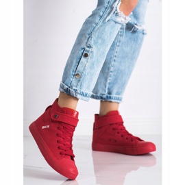 Big Star Sneakers til kvinder FF274580 rød 2