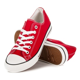 Seastar Skoletid Sneakers rød 1
