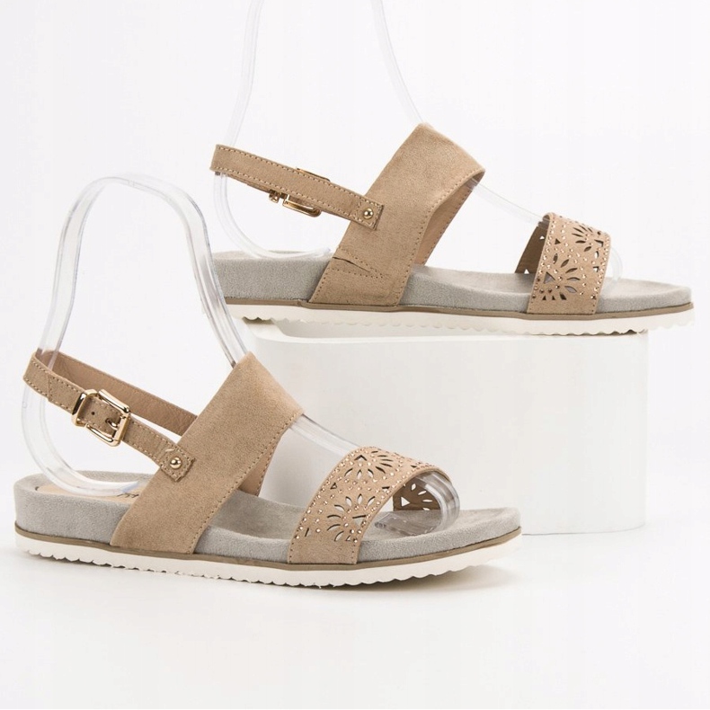 Evento Beige åben sandaler 2