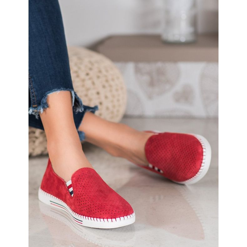 Filippo Røde læder sneakers 1
