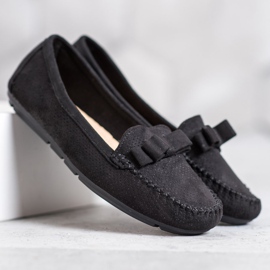 Clowse Åbne loafers med sløjfe sort 2