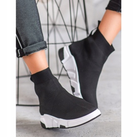 SHELOVET Sort Slip On Sko 2