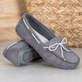 Casual VINCEZA loafers grå 1