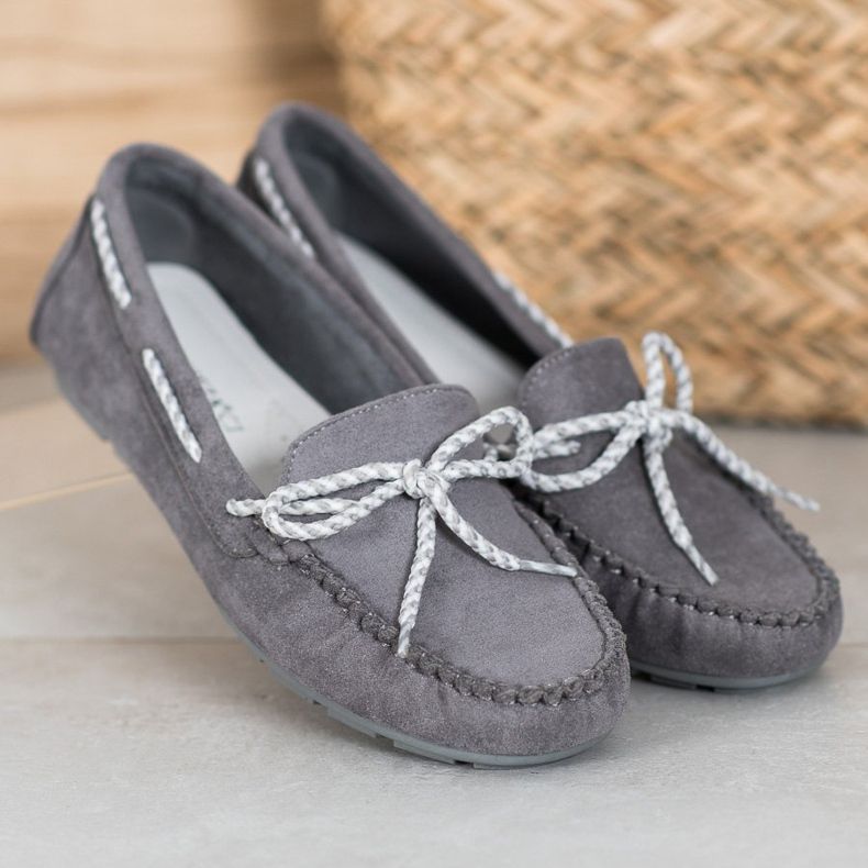Casual VINCEZA loafers grå 2