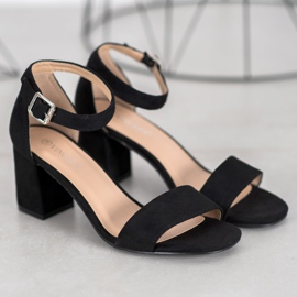 Klassiske VINCEZA sandaler sort 2