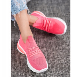 Bella Paris Openwork sneakers lyserød 2