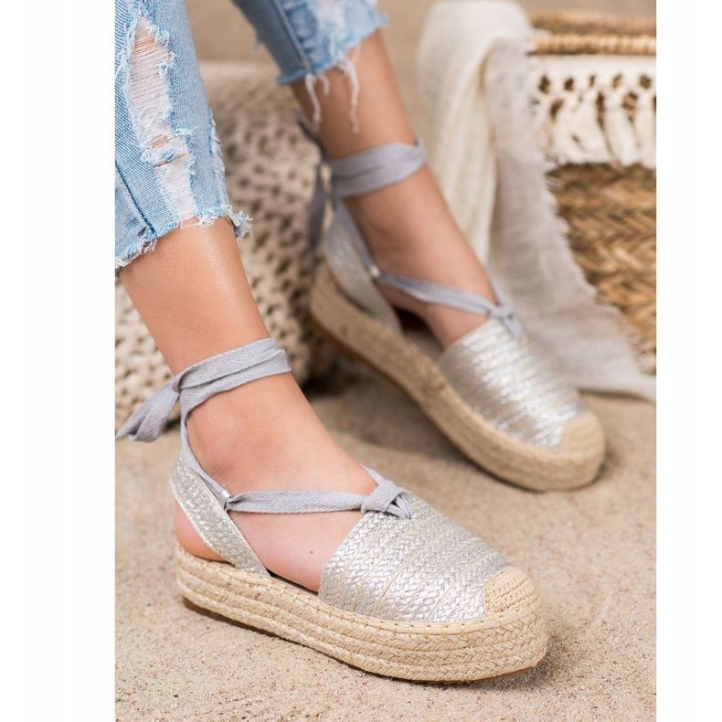 Seastar Bundet Espadrilles sandaler grå 1