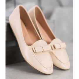 SHELOVET Beige Lords med Eco Leather 1