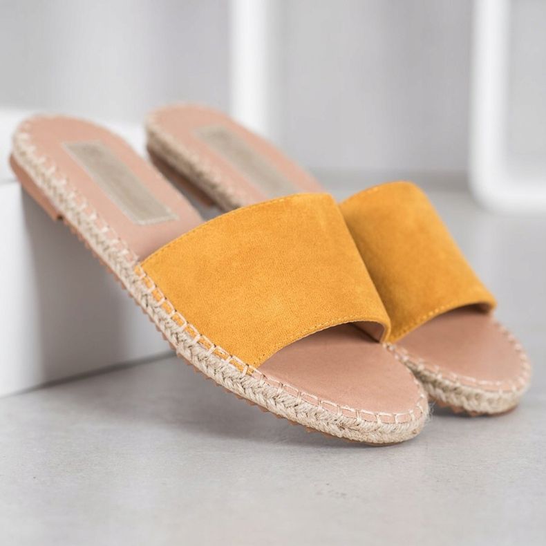 Renda Let Espadrilles gul 1