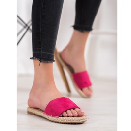 Renda Let Espadrilles lyserød 1