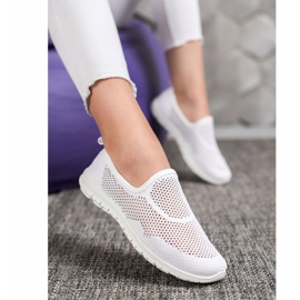 Bona Openwork Slipons hvid 1