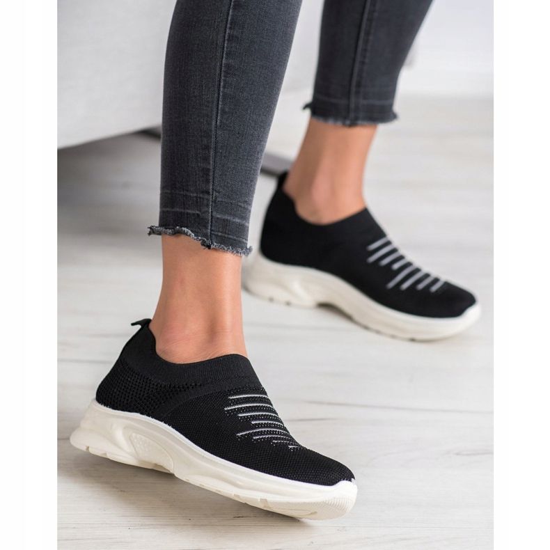MCKEYLOR Slip-On sportssko sort 1
