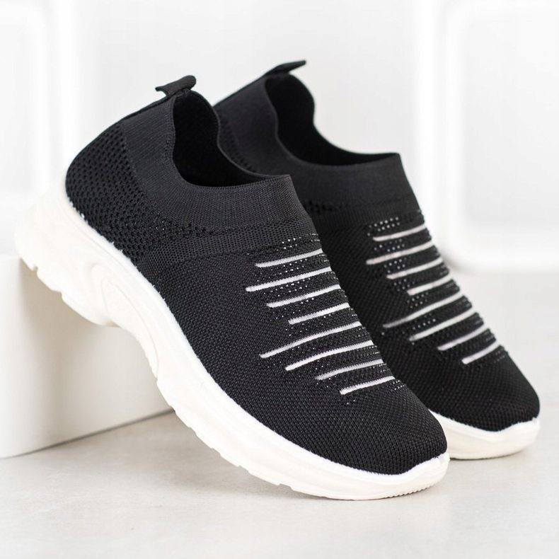 MCKEYLOR Slip-On sportssko sort 2