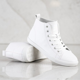 Ideal Shoes High Fashion Sportssko Sneakers hvid 1