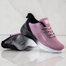 Bona Åbne sneakers til foråret sort lilla lyserød 1
