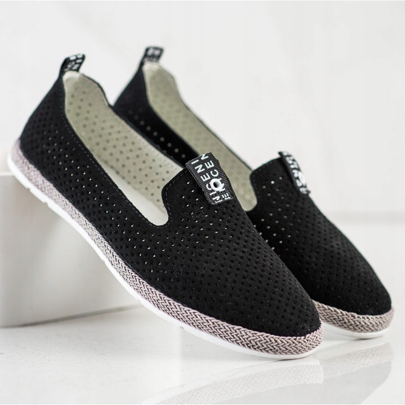 Filippo Casual læder slipons sort 1