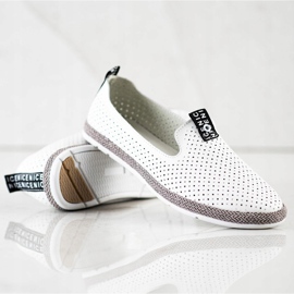 Filippo Casual læder slipons hvid 1