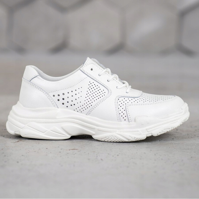 Filippo Klassiske læder sneakers hvid 2