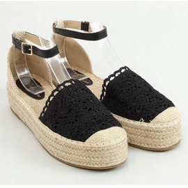 Sort blonde espadrilles 888-85 Sort 1