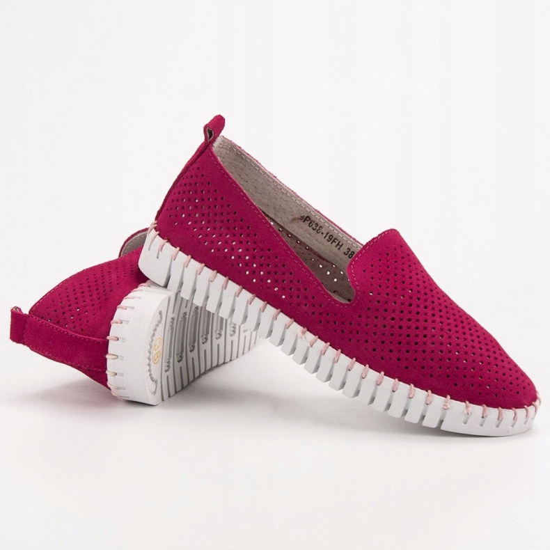Filippo Pink Leather Lords lyserød 1