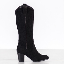 Seastar Elegante cowboystøvler sort 1