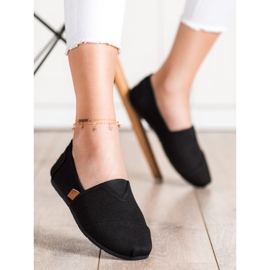 SHELOVET Slip-on sorte sneakers 1