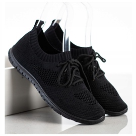 SHELOVET Sorte openwork sneakers 1