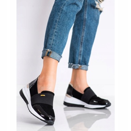 Goodin Sort læder sneakers 1