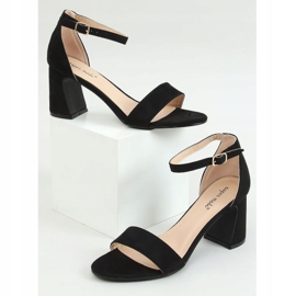 Sorte højhælede sandaler 8741 Sort 2