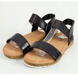 Sorte sandaler til kvinder 38853 Sort 1