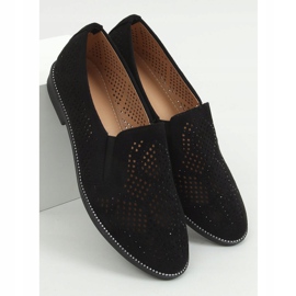 Sorte åbent loafers YT-62 Sort 1