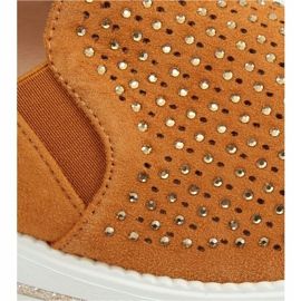 Sko åbent kamel 918-15 Camel brun 1