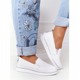 Kvinder Sneakers Slip-On S.Barski Hvid 2