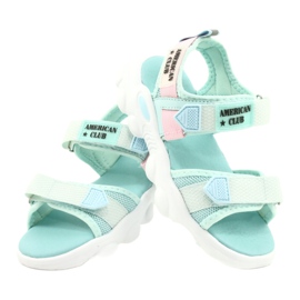 American Club Girls 'Green Sandals Green RL32/21 grøn 3