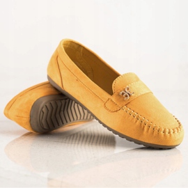 Fama Ruskind Espadrilles Med Ornament gul 1