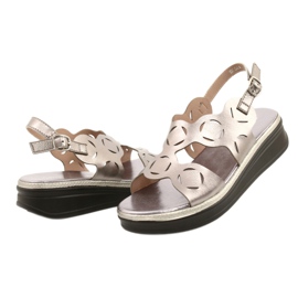 Sølv sandaler til kvinder Sergio Leone SK041 2